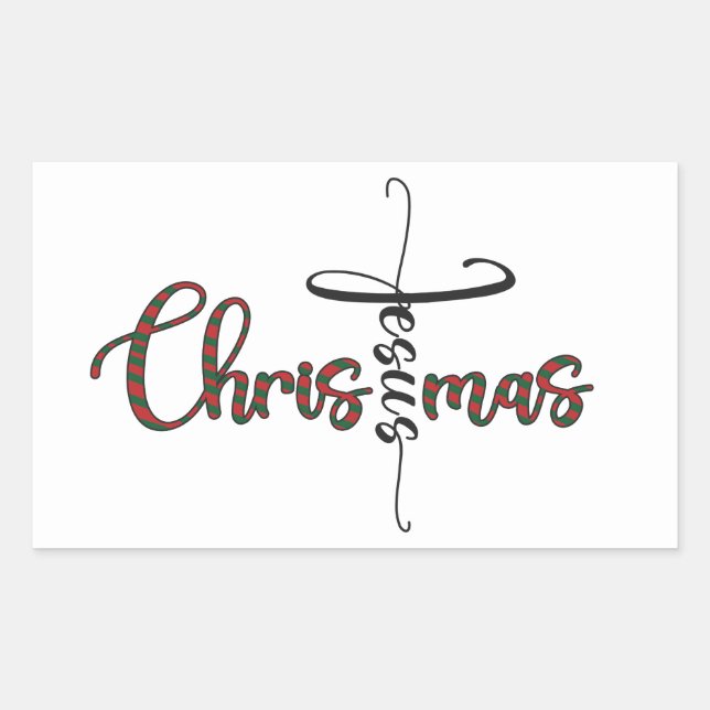 Jesus Christmas Stickers (Front)