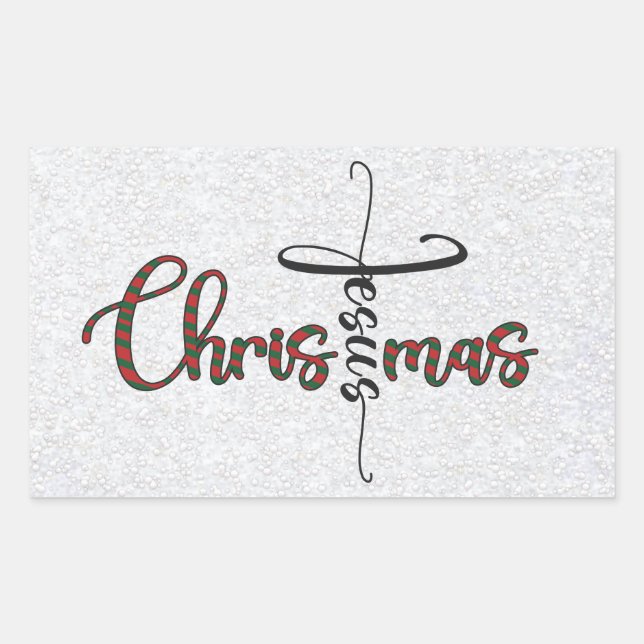 Jesus Christmas Stickers (Front)