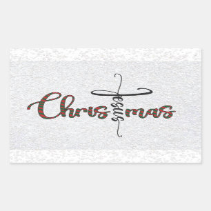 Jesus Christmas Stickers