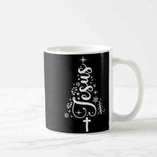 Jesus Christmas Tree Bible Verse Coffee Mug