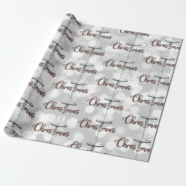 Jesus Christmas Wrapping Paper (Unrolled)
