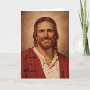 Jesus Christ's Loving Smile Holiday Card