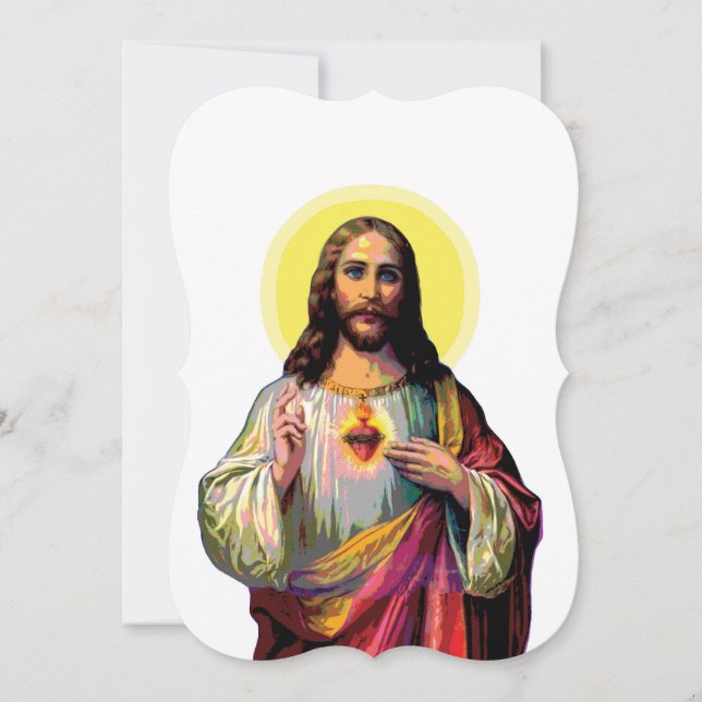 Jesus Christus in Pop Art Style  Card (Front)