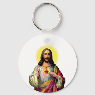 Jesus Christus in Pop Art Style  Key Ring