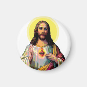 Jesus Christus in Pop Art Style  Magnet