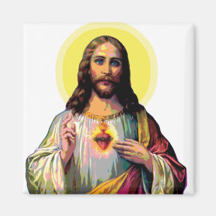 Jesus Christus in Pop Art Style  Magnet