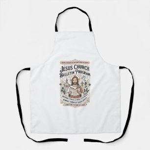 Jesus Church Bulletin Program Jesus Church Bulleti Apron