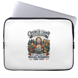 Jesus Church Camp VBS Nostalgia Shirt Faith Based  Laptop Sleeve