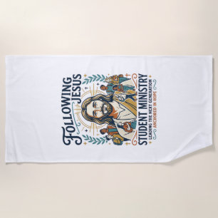 Jesus Church Merch Youth Camp Style Shirt Faith Ba Beach Towel