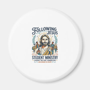 Jesus Church Merch Youth Camp Style Shirt Faith Ba Magnet