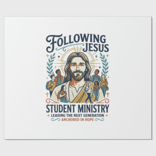 Jesus Church Merch Youth Camp Style Shirt Faith Ba Wrapping Paper