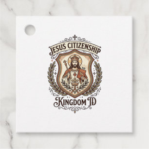 Jesus Citizenship Kingdom ID Jesus Citizenship Kin Favour Tags