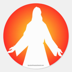 Jesus Classic Round Sticker