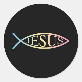 Jesus Classic Round Sticker