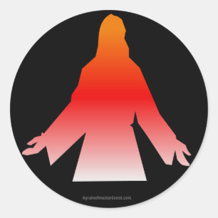 Jesus Classic Round Sticker
