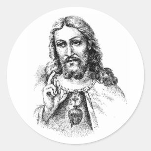 Jesus Classic Round Sticker