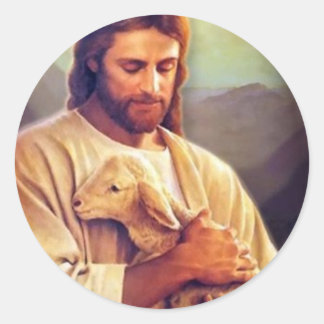 Jesus Classic Round Sticker