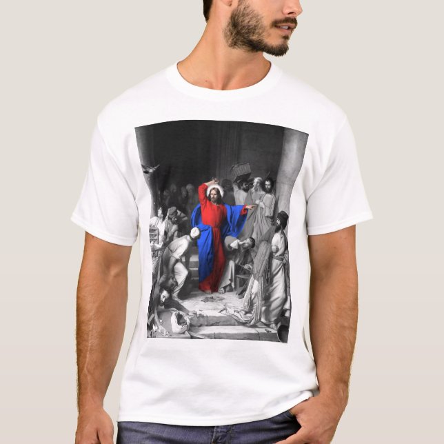 Jesus Cleansing of the Temple T-Shirt (Front)