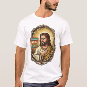 Jesus Cloud Storage Full Warning Paywall Tech Humo T-Shirt