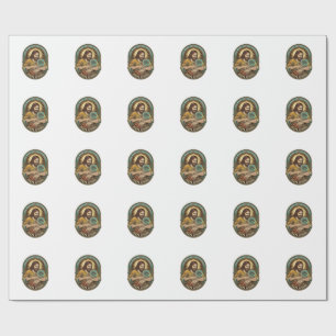 Jesus Club Hand Stamp Wont Wash Off Morning Humor_ Wrapping Paper