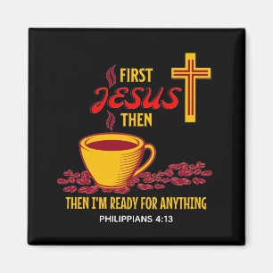 Jesus Coffee Lover Magnet