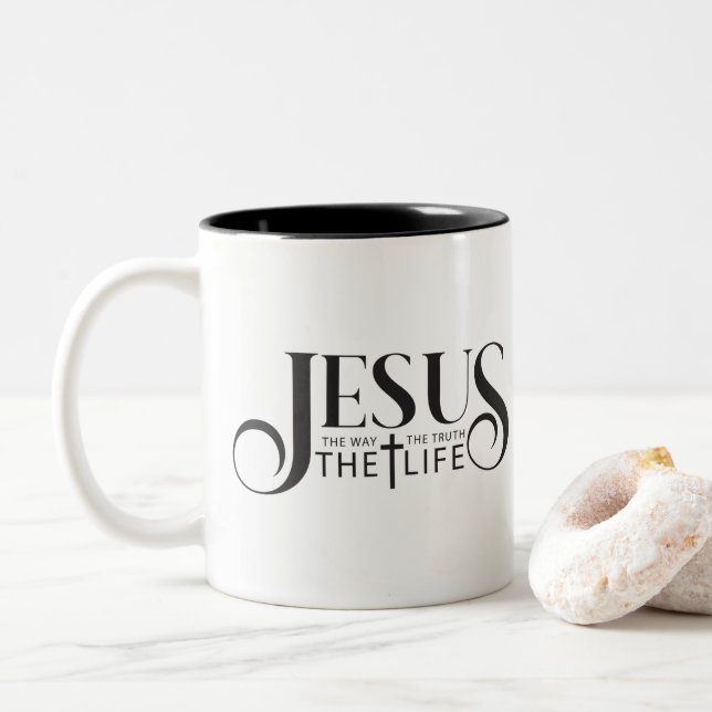 Jesus Coffee Mug (With Donut)