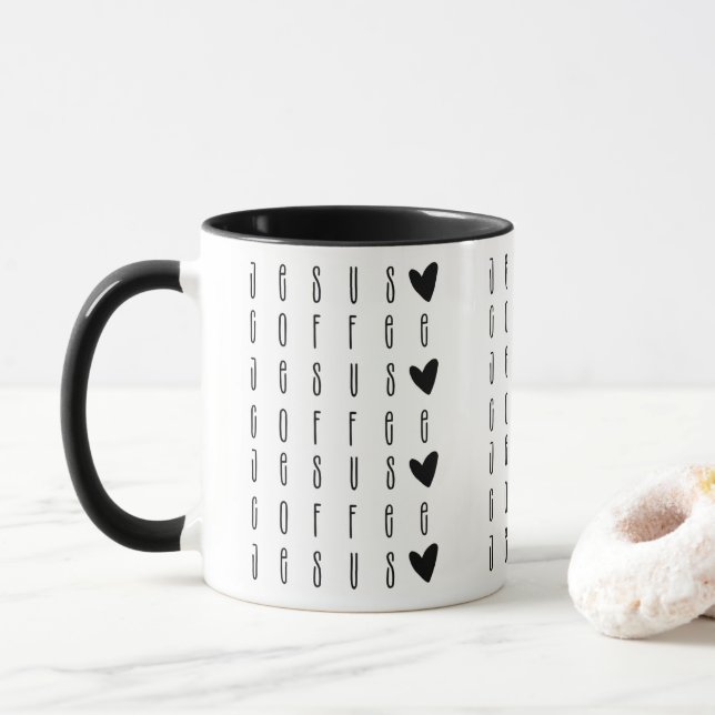 Jesus Coffee Mug (With Donut)