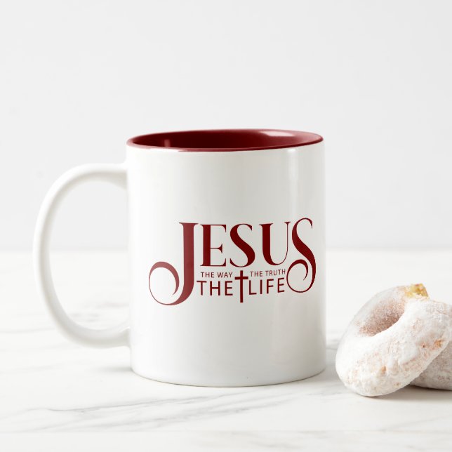 Jesus Coffee Mug (With Donut)