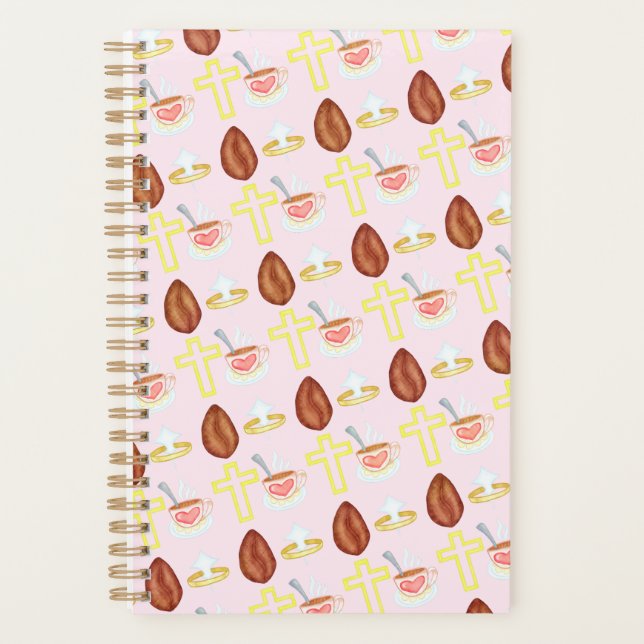 Jesus + Coffee Pattern Planner (Front)
