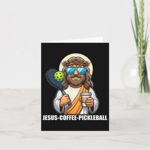 Jesus Coffee Picklenall Funny Christian Picklebyll Card