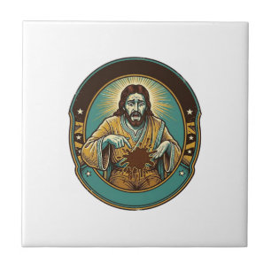 Jesus Coffee Stain Pants Before Meeting Office Wor Tile