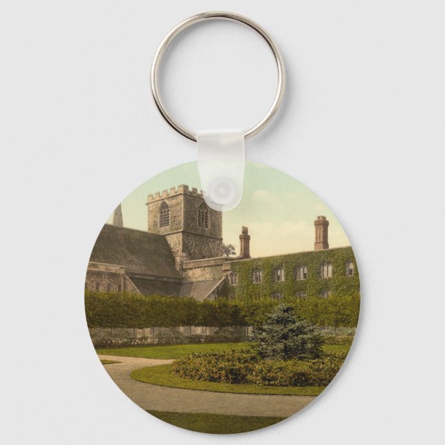 Jesus College, Cambridge, England Key Ring (Front)