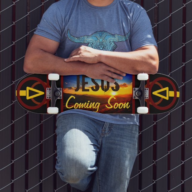 Jesus Coming Soon Skateboard (Outdoor 3)