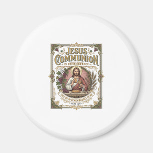 Jesus Communion Jesus Communion Christian Faith Vi Magnet