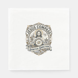 Jesus Compass Spiritual Direction Jesus Compass Sp Napkin