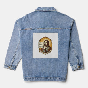 Jesus Confused Auto Translate Post Fail Social Hum Denim Jacket