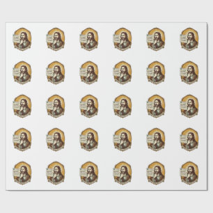 Jesus Confused Auto Translate Post Fail Social Hum Wrapping Paper
