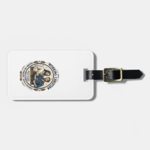 Jesus Construction Trades Shirt Christian Graphic_ Luggage Tag