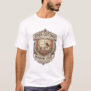 Jesus Cottage Window Light Jesus Cottage Window Li T-Shirt