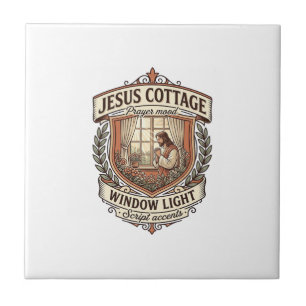 Jesus Cottage Window Light Jesus Cottage Window Li Tile