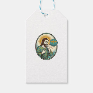 Jesus Coughing Mid Voice Note Audio Message Textin Gift Tags