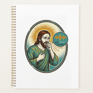 Jesus Coughing Mid Voice Note Audio Message Textin Planner