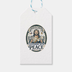 Jesus Coupon Thrift Frugal Shirt Faith Based Desig Gift Tags