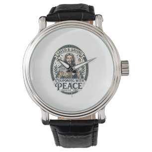 Jesus Coupon Thrift Frugal Shirt Faith Based Desig Watch