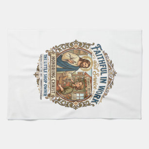 Jesus Craft Seller Etsy Maker Shirt Faith Based De Tea Towel
