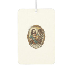 Jesus Crashing Party Jenga Tower Game Fail Humor_1 Car Air Freshener