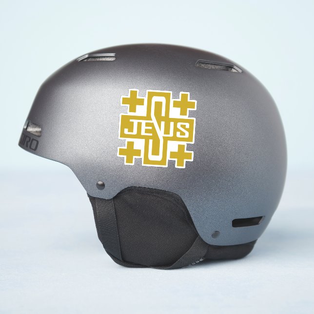 Jesus' Cross (Helmet Side)