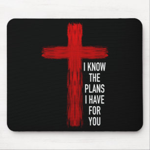 Jesus Cross Bible Verse Christian Long Sleeve Mouse Mat