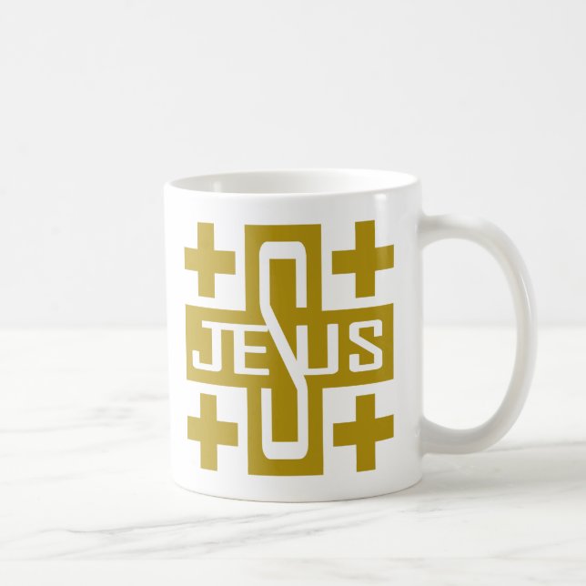 Jesus' Cross Coffee Mug (Right)