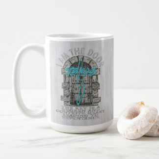 Jesus Cross Guarding a DoorT-Shirt Coffee Mug
